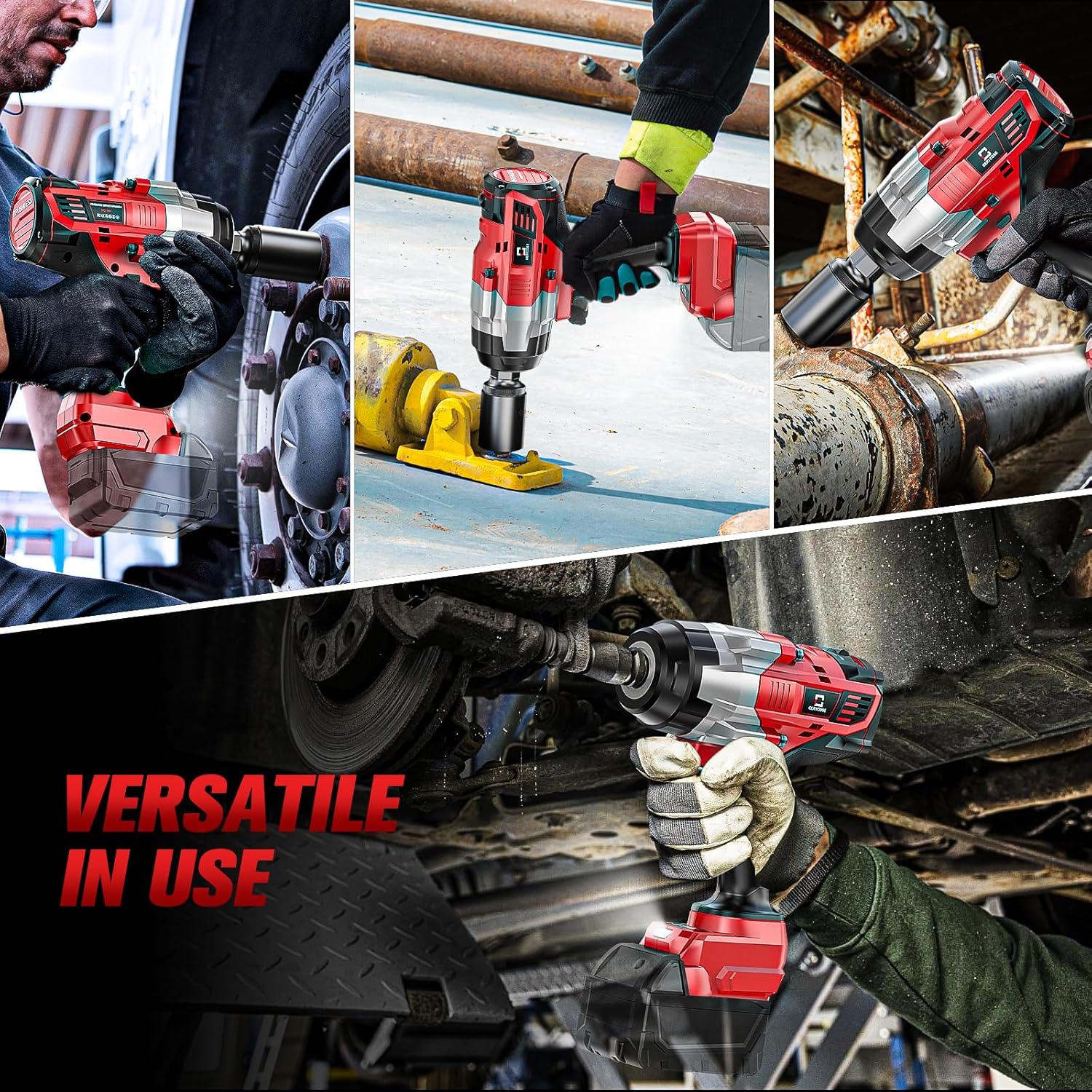 Milwaukee 18V 1/2" Cordless Impact Wrench 1400 ft-lbs Brushless High Torque Tool 5 Milwaukee 18V 1/2" Cordless Impact Wrench 1400 ft-lbs Brushless High Torque Tool - Image 5