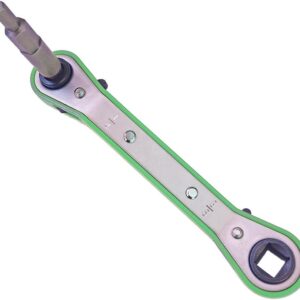 Grant’s Garage HVAC 4pc Pro Tool Set: Service Wrench, Ratchet & Valve Tools