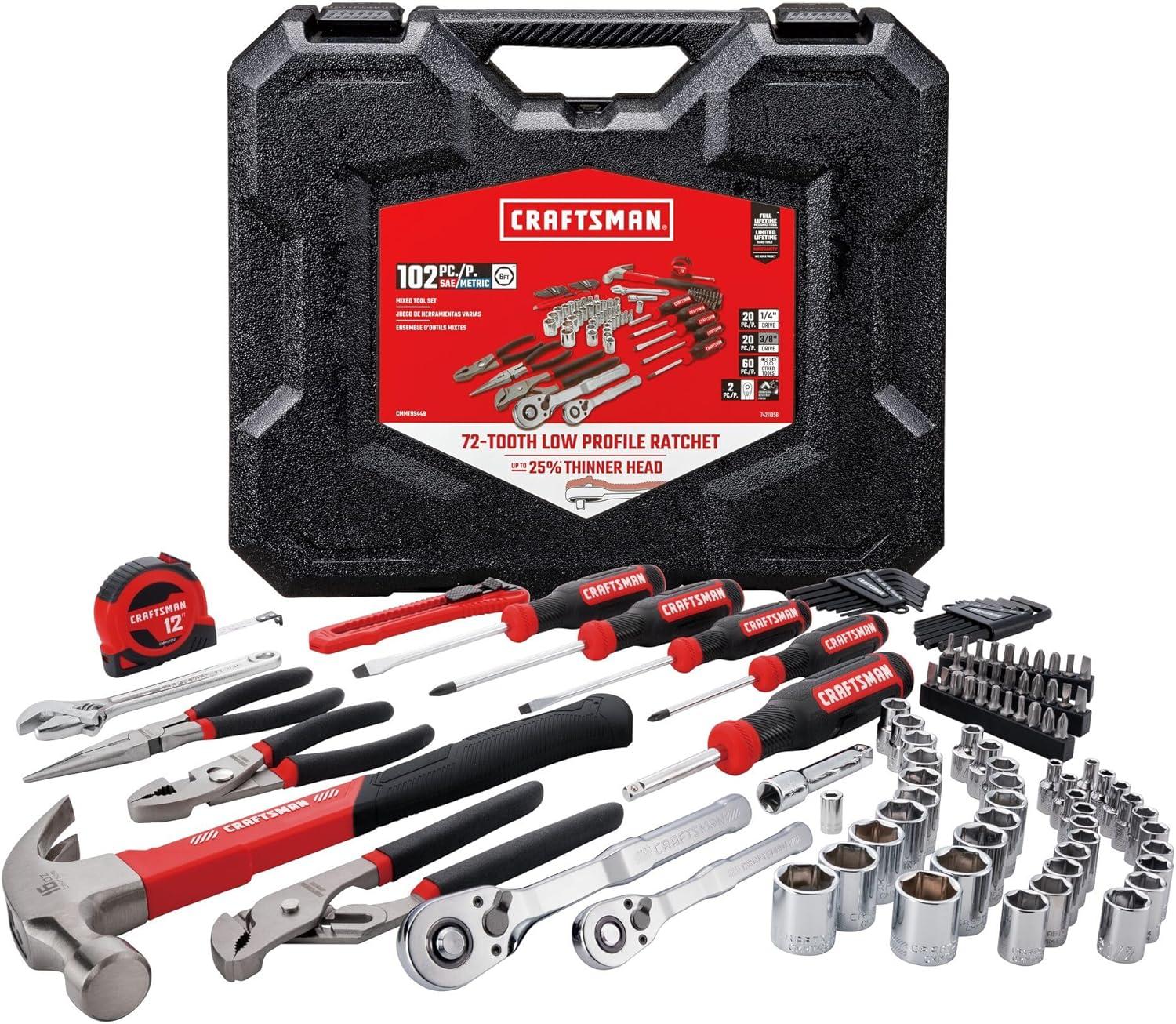 Why We Love the CRAFTSMAN 102-Piece Tool Kit for Home Use