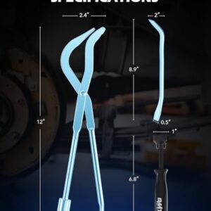 Orion 3pc Drum Brake Tool Kit: Spring Compressor, Spoon & Pliers Set