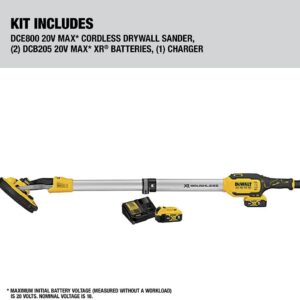 DEWALT 20V MAX Cordless Drywall Sander DCE800B – Dust-Free Sanding