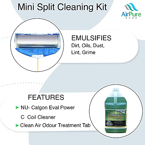 Complete DIY Mini Split Cleaning Kit with Nu-Calgon Coil Cleaner & Odor Treatment 6 Complete DIY Mini Split Cleaning Kit with Nu-Calgon Coil Cleaner & Odor Treatment - Image 6