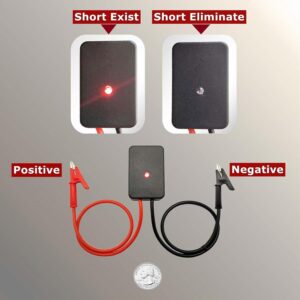 HVAC Circuit Fuse Tester Tool Kit: 24V Short Finder with Indicator Light