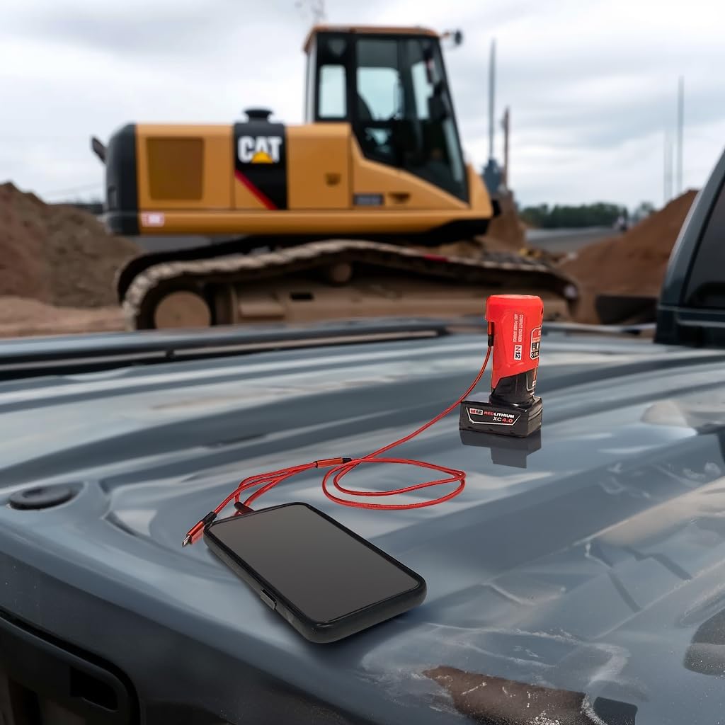 M12 Portable Power Adapter for Milwaukee Heated Jacket Battery Station 5 M12 Portable Power Adapter for Milwaukee Heated Jacket Battery Station - Image 5