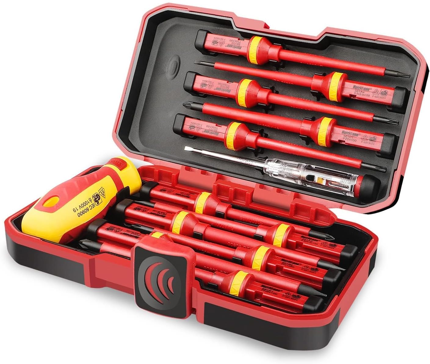 HURRICANE Professional 1000V Insulated Electrician Screwdriver Set 13-PC Magnetic 1 hvac tools kit set