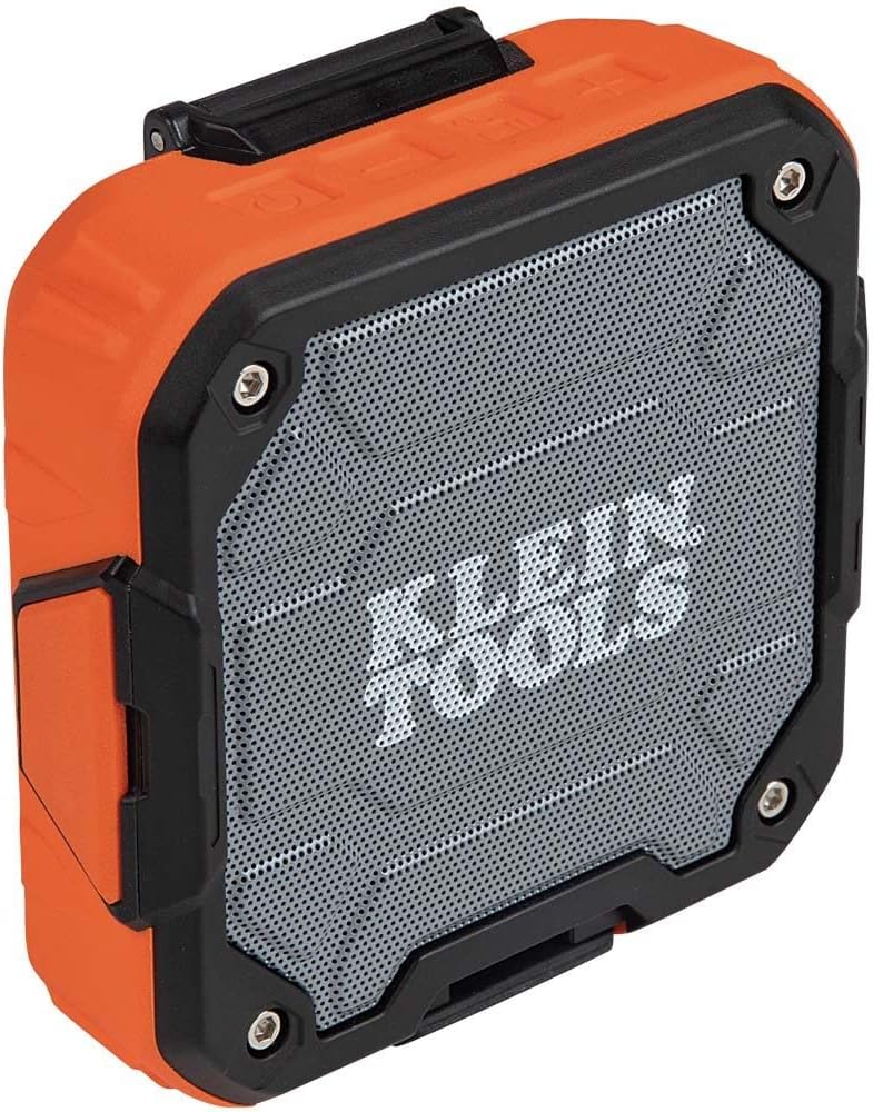 Klein Tools AEPJS2 Rugged Waterproof Bluetooth Speaker w/ 10Hr Battery 1 hvac tools kline