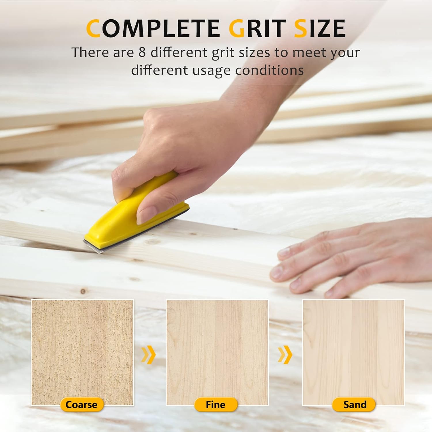 Premium Micro Sander Kit: 80 Sheets Detail Sanding Tools for Wood Crafts & Tight Spaces 5 Premium Micro Sander Kit: 80 Sheets Detail Sanding Tools for Wood Crafts & Tight Spaces - Image 5