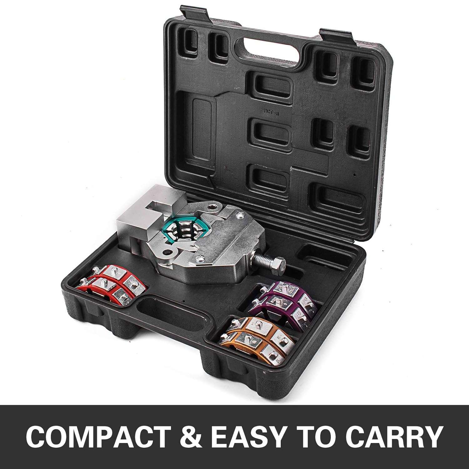 Professional Manual AC Hose Crimper Kit 71550 with 4 Dies for HVAC Repair 7 Professional Manual AC Hose Crimper Kit 71550 with 4 Dies for HVAC Repair - Image 7