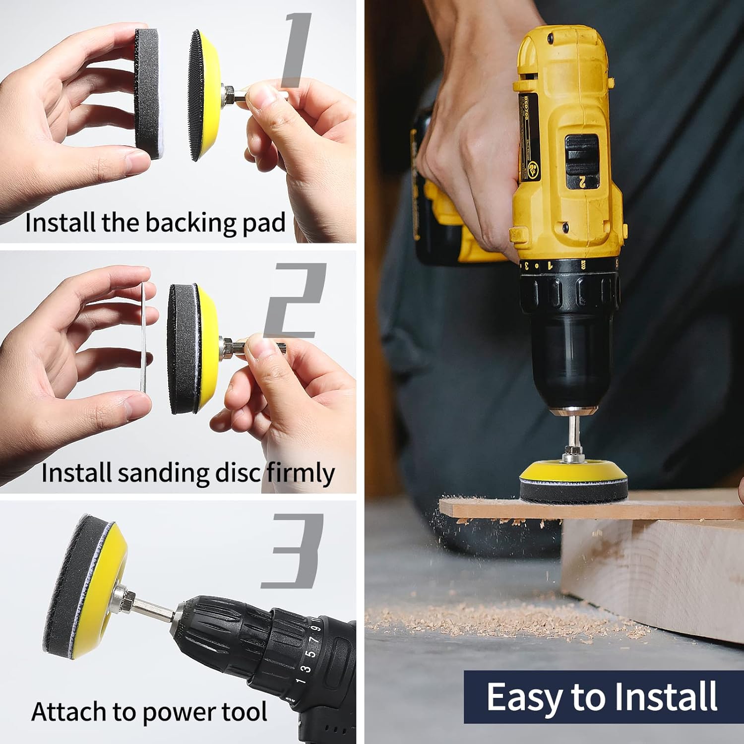 Sanding Disc Kit 120pc for Drill 80-3000 Grit Professional 5 Sanding Disc Kit 120pc for Drill 80-3000 Grit Professional - Image 5