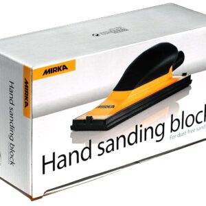 Mirka Pro Sanding Block Kit: Versatile 2.75″ x 8″ Hand Sander for Curved & Flat Surfaces