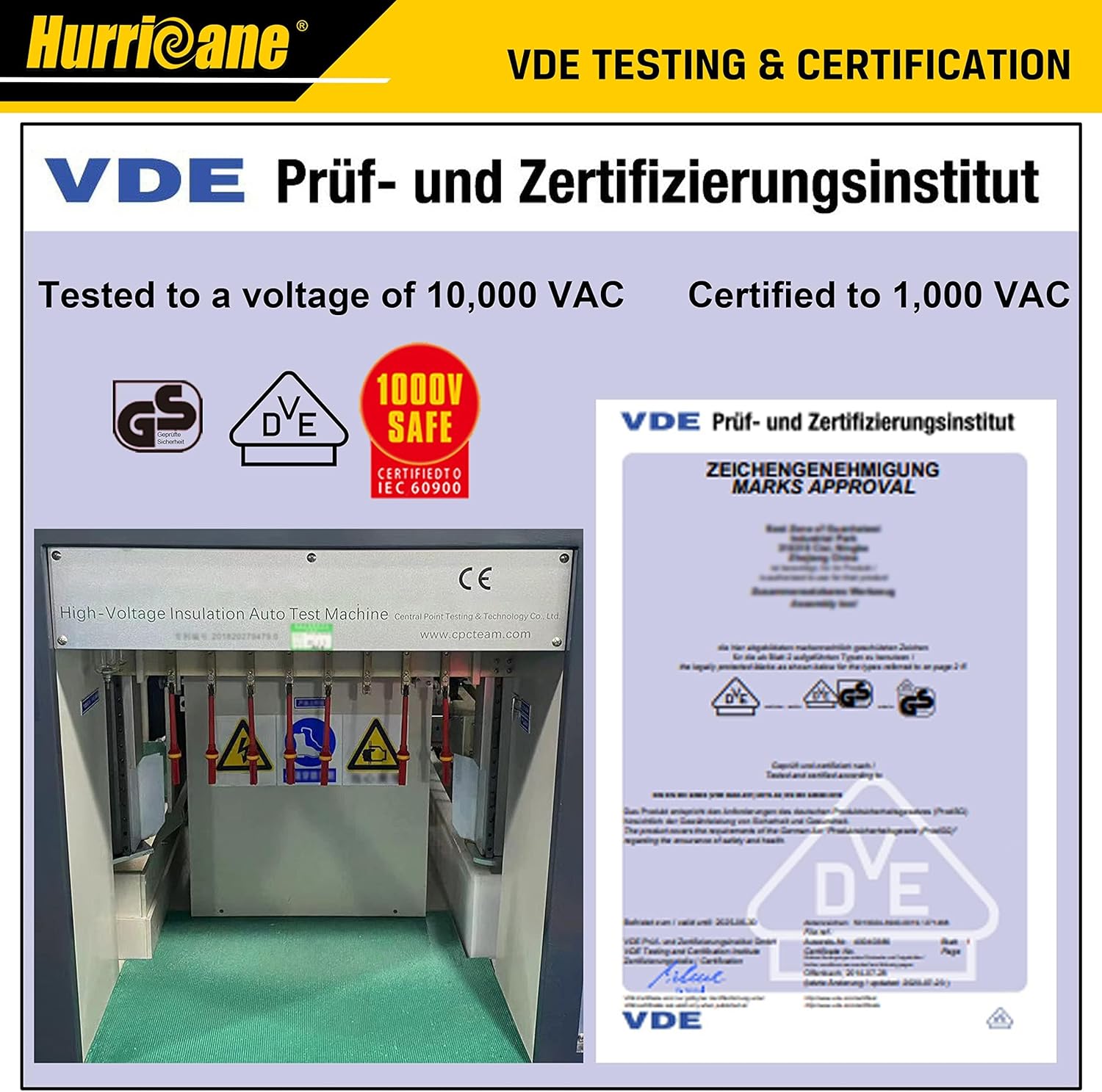 HURRICANE Professional 1000V Insulated Electrician Screwdriver Set 13-PC Magnetic 4 HURRICANE Professional 1000V Insulated Electrician Screwdriver Set 13-PC Magnetic - Image 4