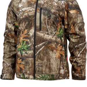Milwaukee 224C-213X M12 QUIETSHELL Lithium-Ion Cordless Heated Jacket (3 Ah) - 3XL, Realtree EDGE Camo