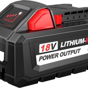 18V 48-11-1880 8.0AH Replacement for Milwaukee m18 Battery,Compatible with All Power 18V Milwaukee Power+ Tools