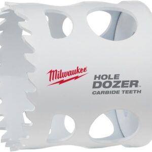 Milwaukee 2-Inch Carbide Teeth Hole Saw for Precise Metal & Wood Cutting