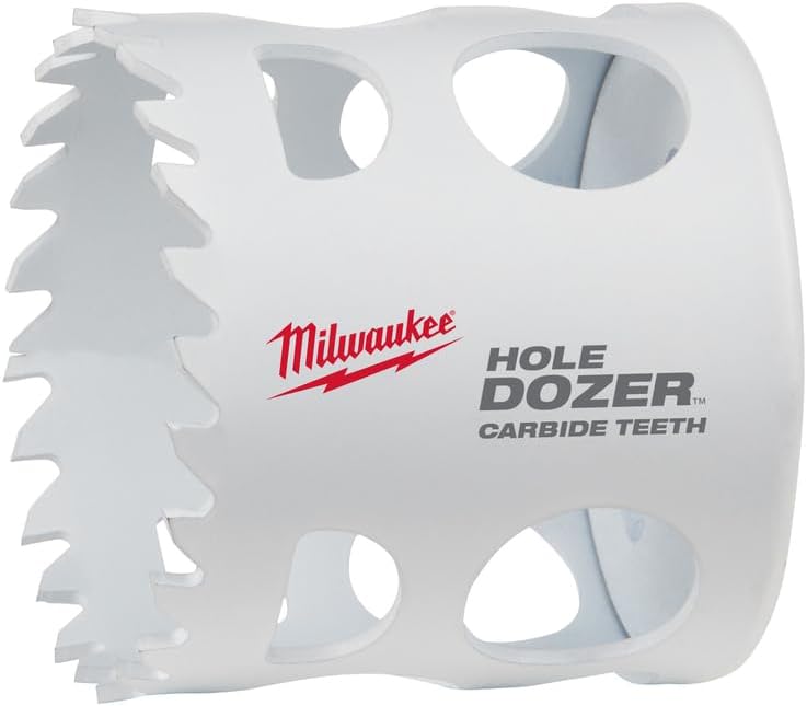 Milwaukee 2-Inch Carbide Teeth Hole Saw for Precise Metal & Wood Cutting 2 Milwaukee 2-Inch Carbide Teeth Hole Saw for Precise Metal & Wood Cutting - Image 2