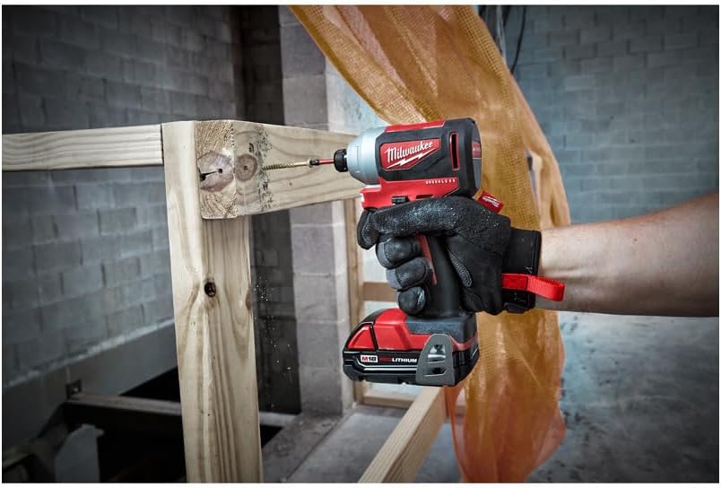 Milwaukee M18 Brushless Drill/Impact Driver Combo Kit - Compact Powerful 2-Tool Set 4 Milwaukee M18 Brushless Drill/Impact Driver Combo Kit - Compact Powerful 2-Tool Set - Image 4