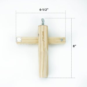 BESTNULE Adjustable Leather Strip Cutter Tool with 3 Blades for Crafts