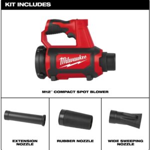 Milwaukee M12 Cordless Spot Blower: Powerful, Compact Cleanup Tool