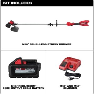 Milwaukee M18 Cordless Brushless String Trimmer 18V Powerful Lawn Maintenance Kit