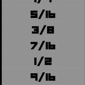 Heavy-Duty SAE Hex Key Set: 8 Large Allen Wrenches for Professional Mechanics