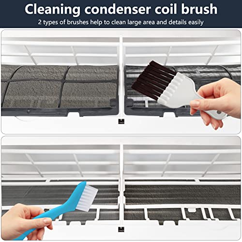 Air Conditioner Fin Comb Straightener Kit - HVAC Coil Cleaner & Repair Tool 2 Air Conditioner Fin Comb Straightener Kit - HVAC Coil Cleaner & Repair Tool - Image 2