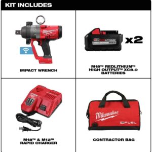 Milwaukee M18 FUEL 1″ High Torque Impact Wrench Kit w/ 2 Batteries
