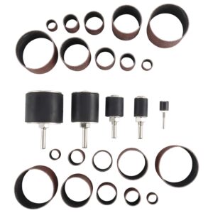 KUNTEC 25PC Sanding Drum Kit for Drill Press & Power Tools Woodworking