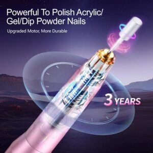 Pro Electric Nail Drill Kit: Portable USB Nail File Machine for Gel & Acrylic Nails