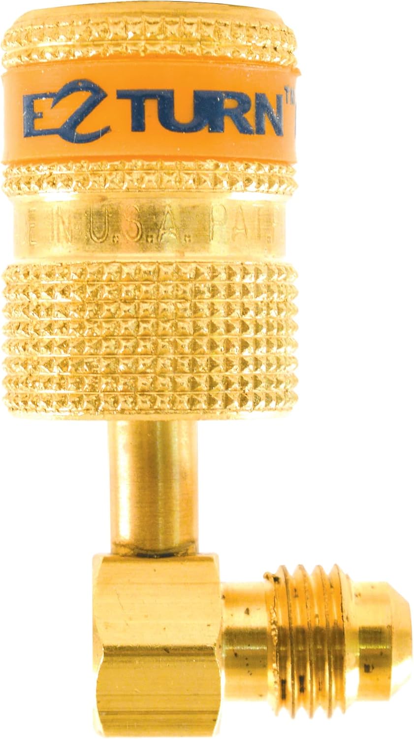 Uniweld EZABM90: 90° R410a Mini Split Adapter with Anti-Blowback Tech 1 hvac tools adapters