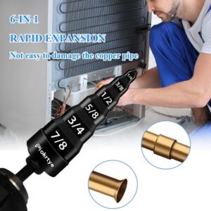 6-in-1 HVAC Repair Kit: Swage, Drill, Flaring Tool for AC Copper Pipes