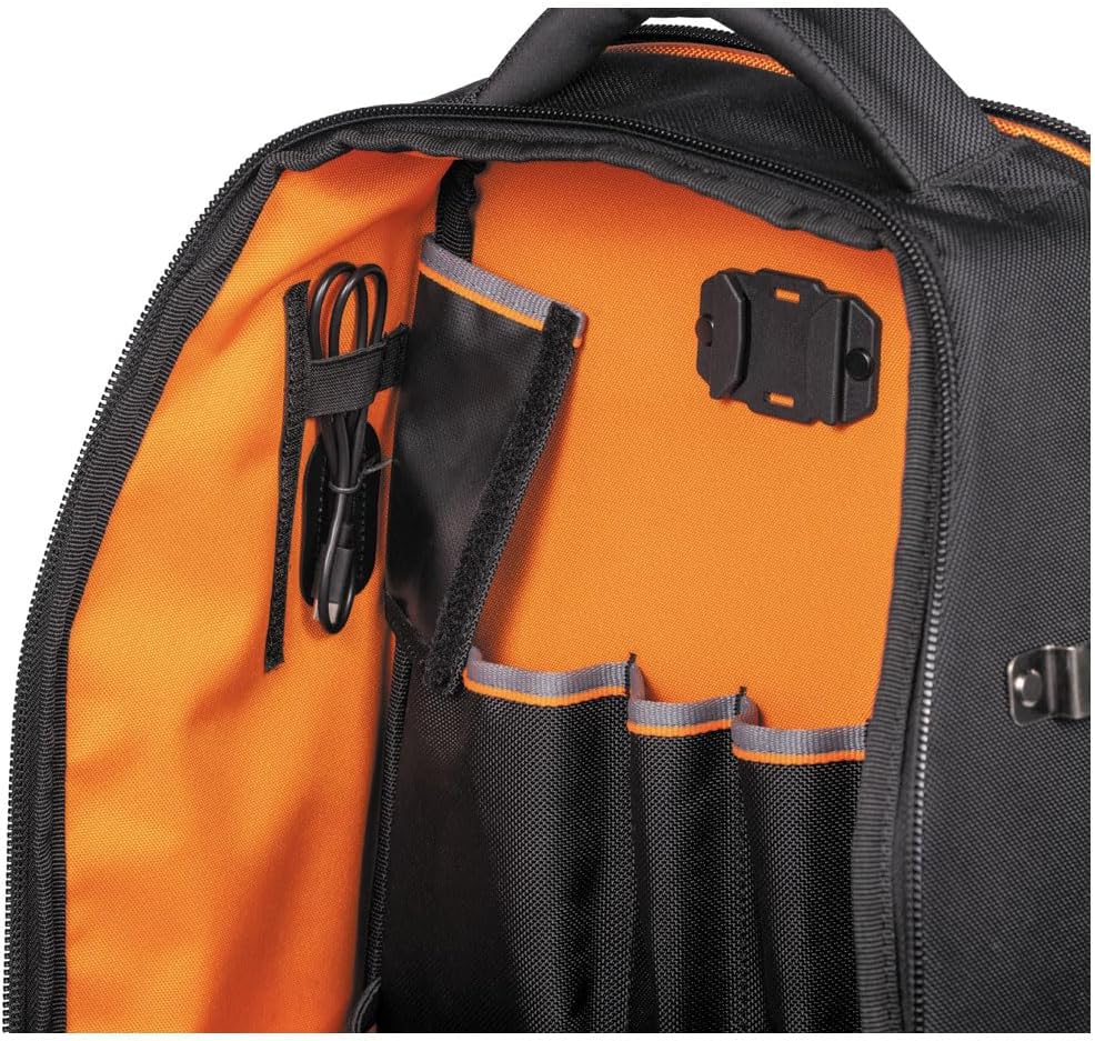 Klein Tools Tech Backpack: 28-Pocket Pro Tool Bag with Charging Port 8 Klein Tools Tech Backpack: 28-Pocket Pro Tool Bag with Charging Port - Image 8
