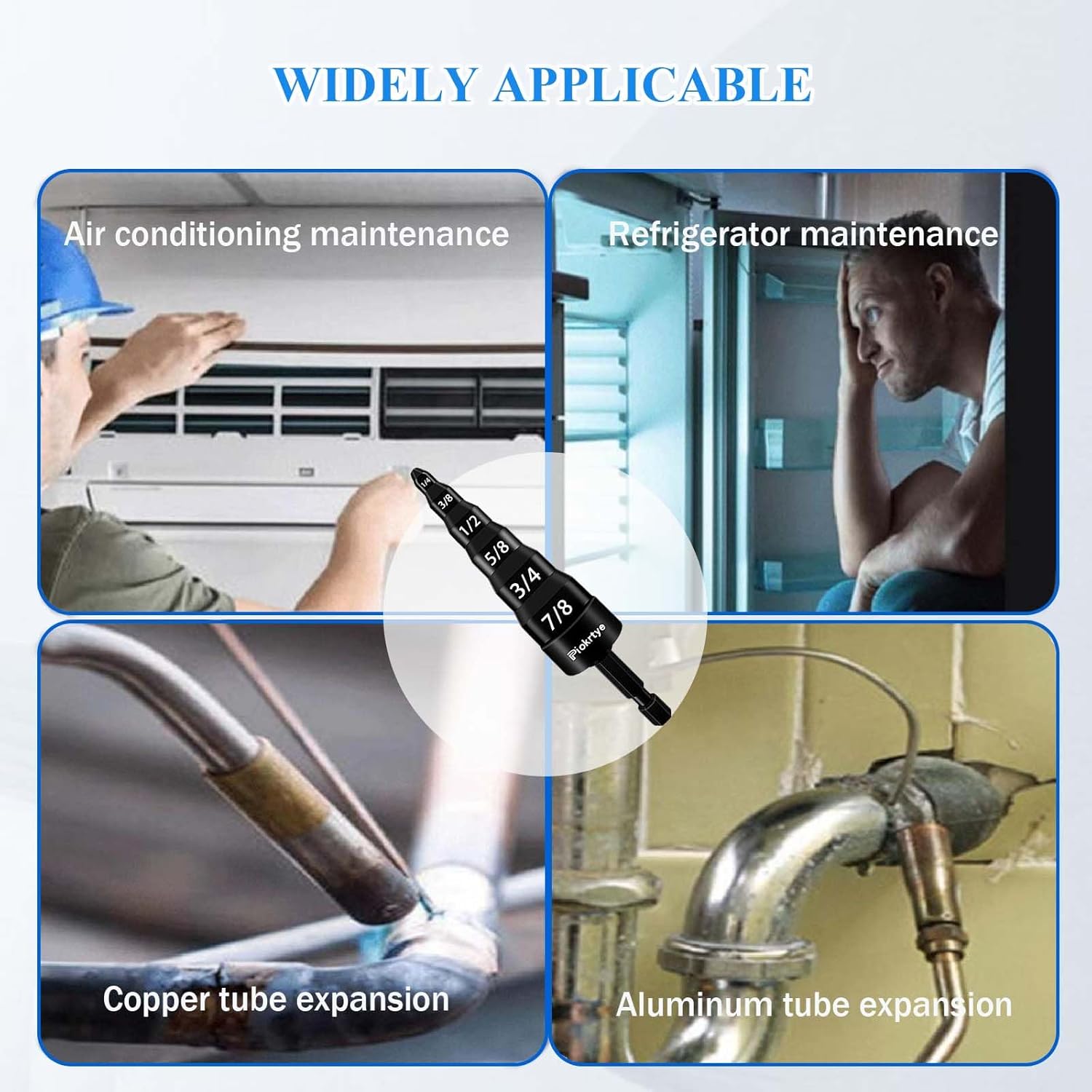 6-in-1 HVAC Repair Kit: Swage, Drill, Flaring Tool for AC Copper Pipes 6 6-in-1 HVAC Repair Kit: Swage, Drill, Flaring Tool for AC Copper Pipes - Image 6