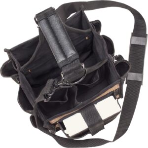 Custom Leathercraft 1526 25-Pocket Electrical Tool Carrier Bag