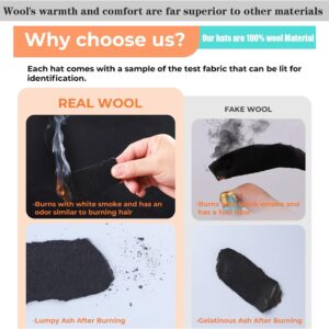 Premium Wool Western Cowboy Hat | Classic Fedora Style for Men & Women