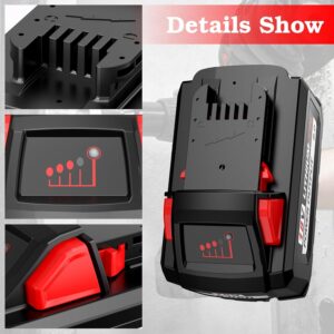 Milwaukee M18 8.0AH High-Capacity Replacement Battery for All 18V Tools