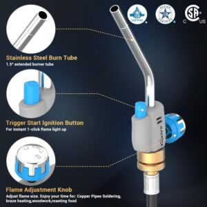 High-Performance Propane Torch Kit with Igniter | Adjustable Flame Welding Torch