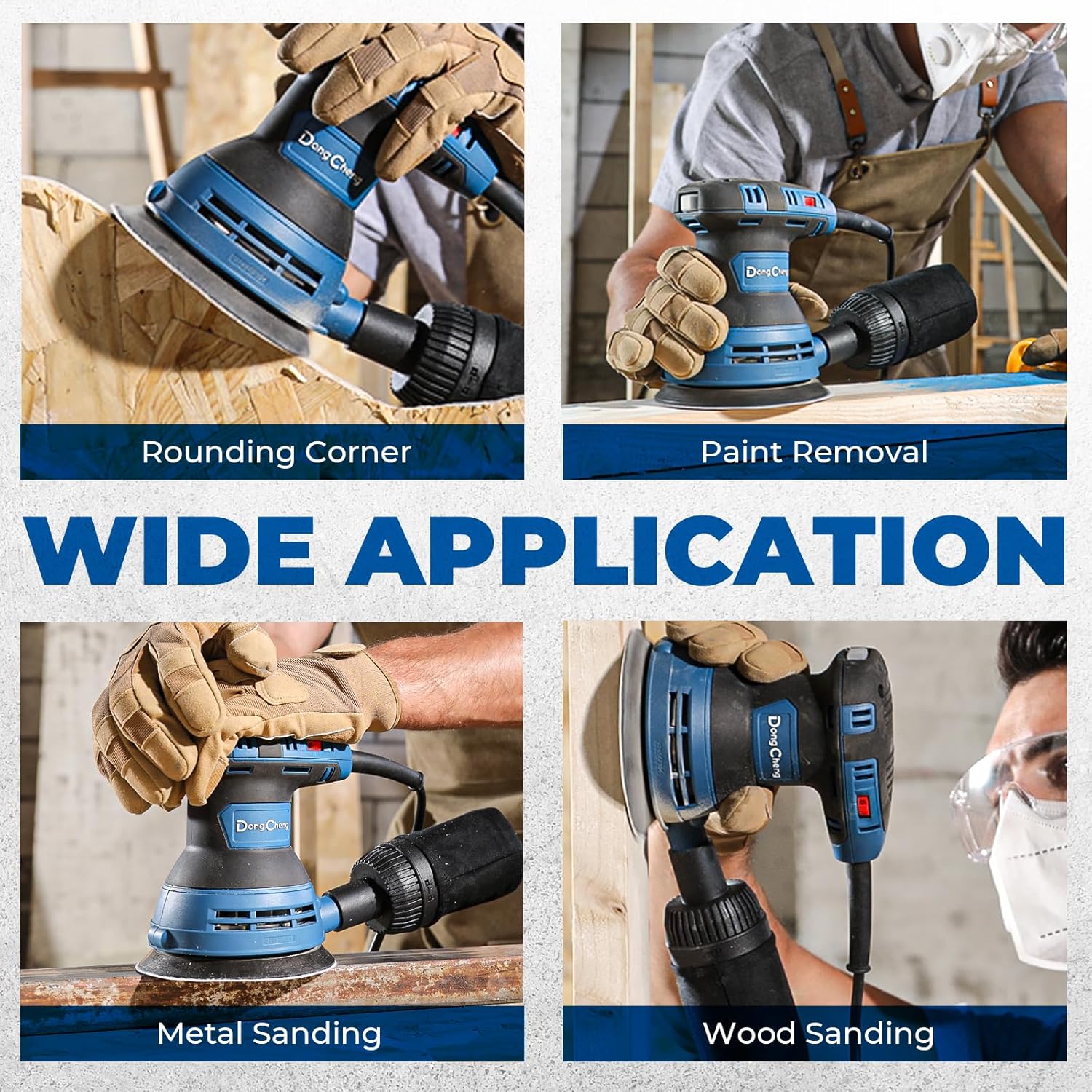 Dong Cheng 5" Orbital Sander 300W | 12000OPM Electric Palm Sander with 6 Speeds 8 Dong Cheng 5" Orbital Sander 300W | 12000OPM Electric Palm Sander with 6 Speeds - Image 8