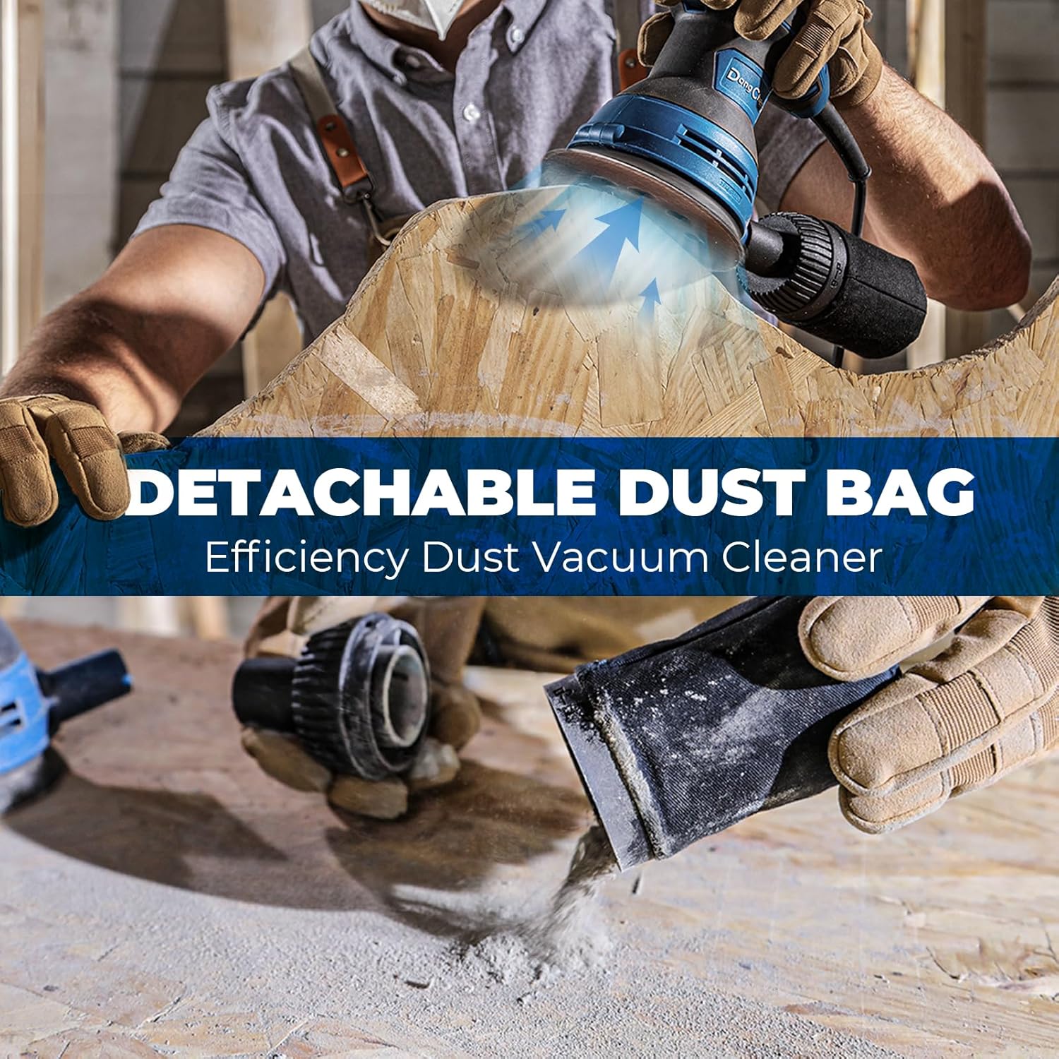 Dong Cheng 5" Orbital Sander 300W | 12000OPM Electric Palm Sander with 6 Speeds 5 Dong Cheng 5" Orbital Sander 300W | 12000OPM Electric Palm Sander with 6 Speeds - Image 5