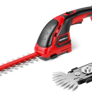 Cordless Hedge Trimmer Compatible with Milwaukee M18 Battery (Battery not Included), Electric Hedge Trimmer Cordless Grass Trimmers, Bush Trimmers Grass Shears Handheld for Yard,Garden