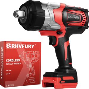 Cordless Impact Wrench 3/4 inch for Milwaukee 18V Battery, 1500FT-LBS(2000N.m) High Torque Brushless Electric Impac Gun, With 3 Speed Modes Power Impact Driver(No Battery)
