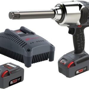 Ingersoll Rand W8591-K2 1" 20V Cordless Impact Wrench 2 Battery Kit, 2000 ft-lb Torque, 6" Extended Anvil, Friction Ring Thru-hole, Pistol
