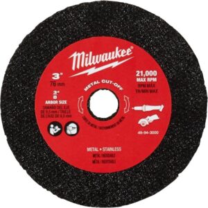 Milwaukee 49-94-3000 3-inch Metal Cut Off Wheel - 3 Pack