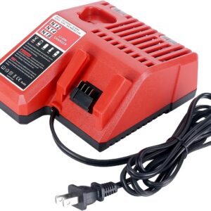 Replacement Rapid Battery Charger for 12V&18V Lithium Ion Battery 48-59-1812 48-11-2420 48-11-1815 48-11-1840 48-11-1841 48-11-1850 Power Tools Batteries