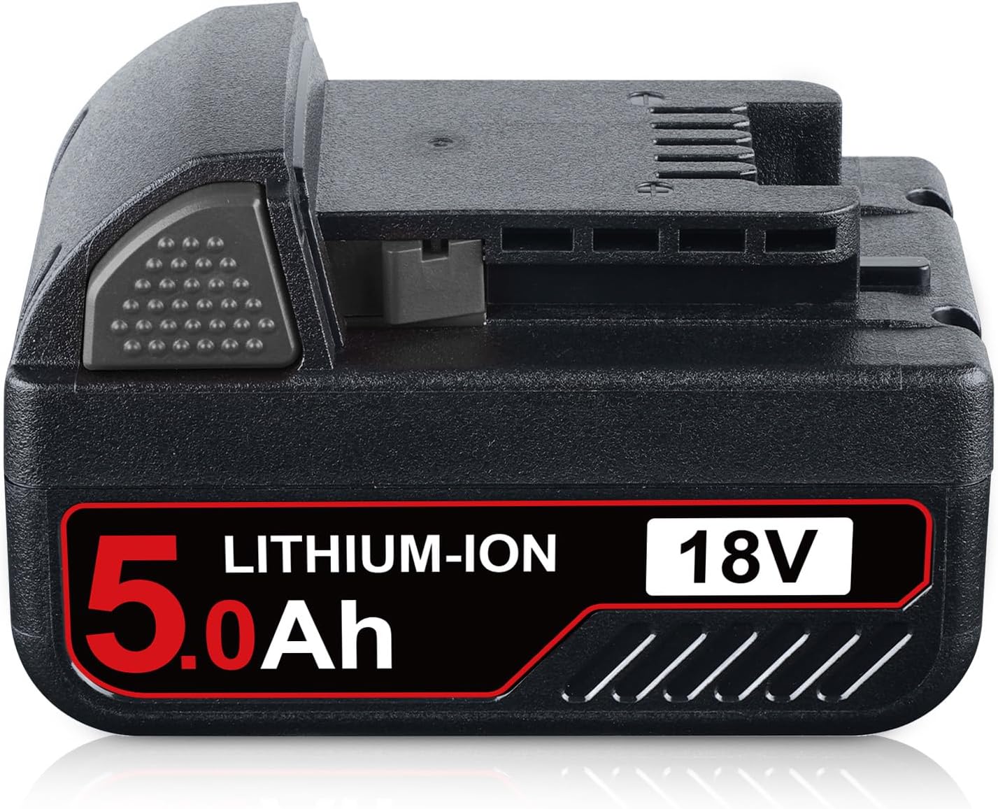 Milwaukee 18V 5.0Ah M18 Lithium-ion Battery Replacement 48-11-1850 1 18V 5.0Ah Lithium-ion Replacement for Milwaukee Battery Compatible with Milwaukee Battery 48-11-1850 48-11-1820 48-11-1840 48-11-1828 and Cordless Power