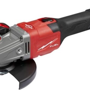 2981-20 M18 with Milwaukee FUEL 4-1/2” - 6” Braking Grinder Kit, Slide Switch, Lock-O, Red