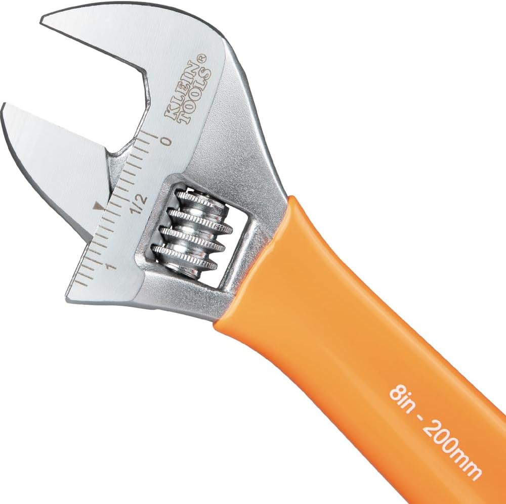 Pro Klein Adjustable Wrench Set: Heavy-Duty 3pc Metric & SAE Forged Steel 8 Pro Klein Adjustable Wrench Set: Heavy-Duty 3pc Metric & SAE Forged Steel - Image 8