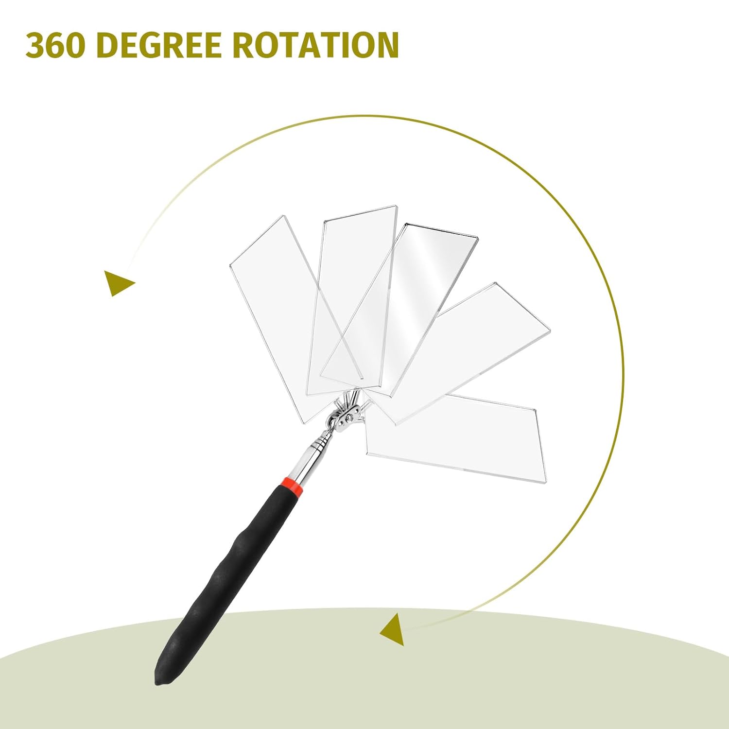 Telescoping Vehicle Inspection Mirror: 30.7" Extended Reach Car Tool 3 Telescoping Vehicle Inspection Mirror: 30.7" Extended Reach Car Tool - Image 3