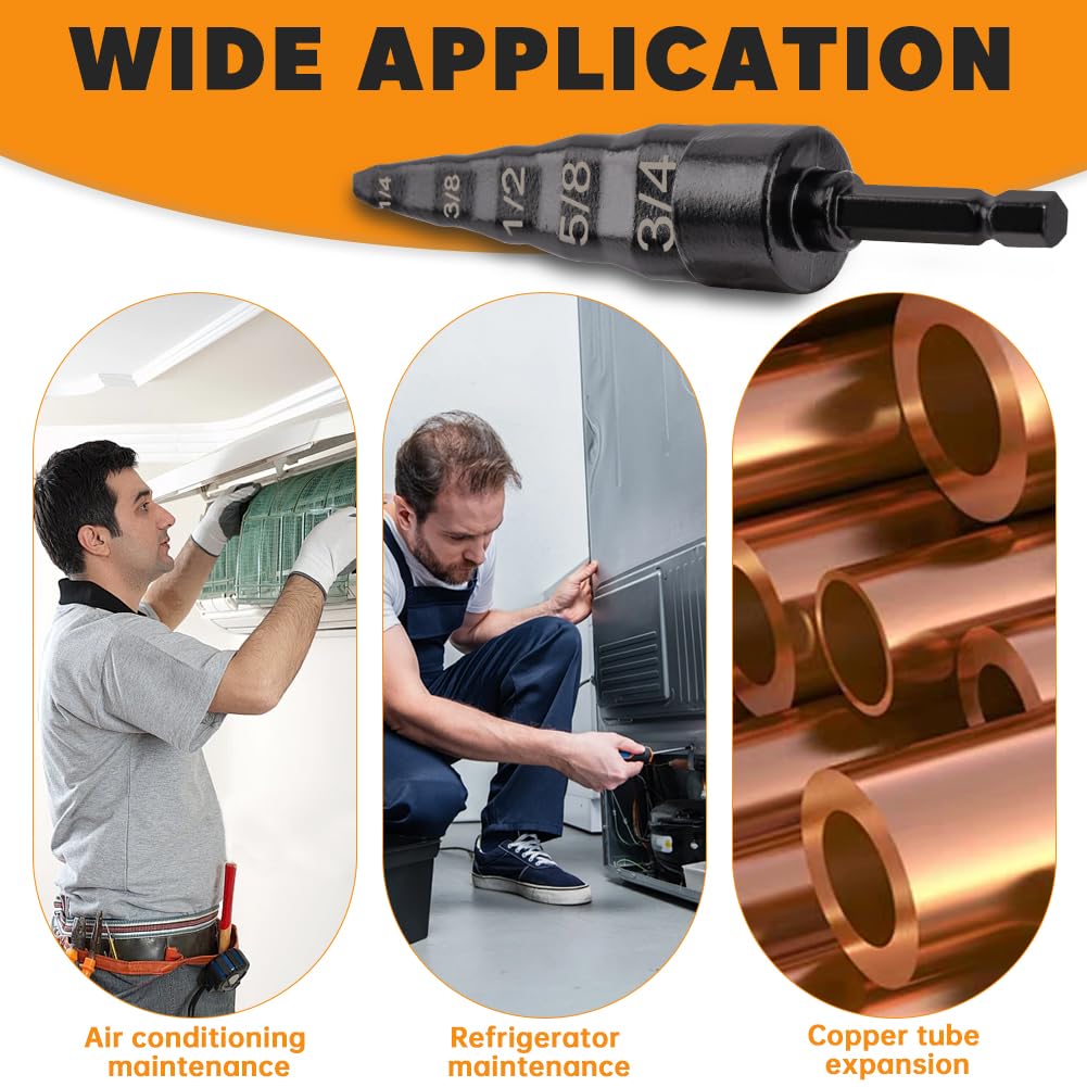 Professional HVAC Copper Tube Expander Tool Set 5-in-1 AC Repair Kit 8 Professional HVAC Copper Tube Expander Tool Set 5-in-1 AC Repair Kit - Image 8