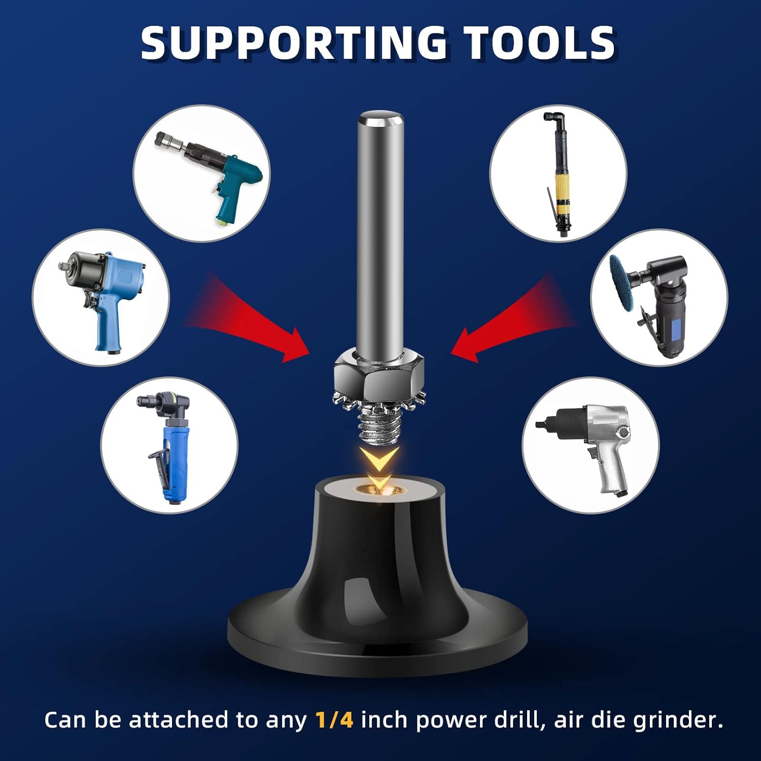 108PC 2" Quick Change Sanding Disc Set for Grinder | Surface Prep & Paint Removal 4 108PC 2" Quick Change Sanding Disc Set for Grinder | Surface Prep & Paint Removal - Image 4