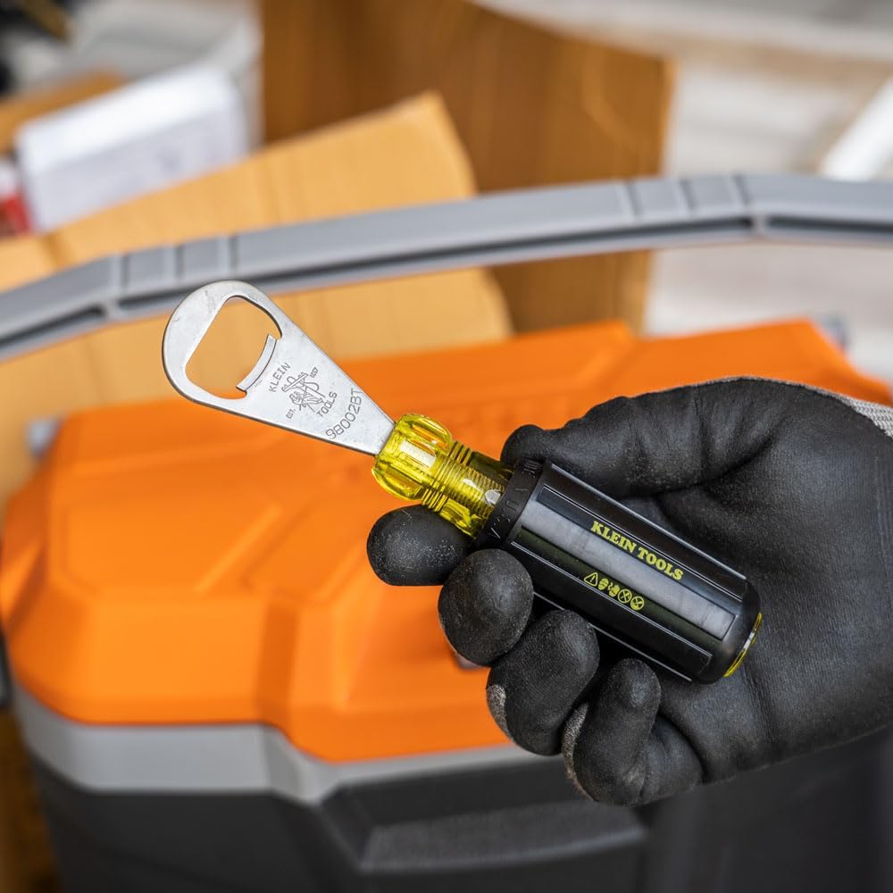 USA-Made Klein Tools Bottle Opener | Durable Stainless Steel | Keychain Friendly 3 USA-Made Klein Tools Bottle Opener | Durable Stainless Steel | Keychain Friendly - Image 3